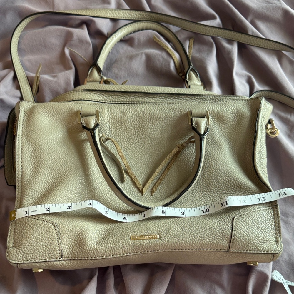 Elegant Taupe Leather Handbag
